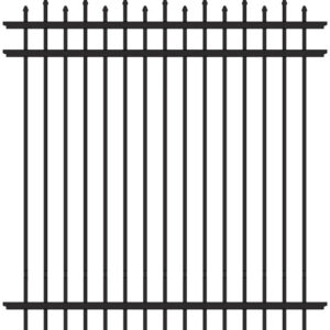 Blue River Commercial 72in Black 3 Rail