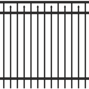 Westmorland Commercial 54" Black 3 Rail